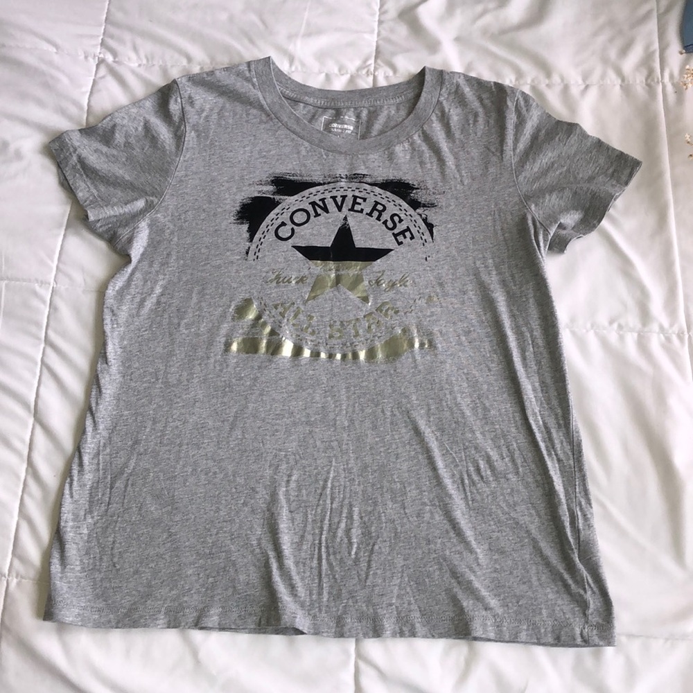 Grey converse t-shirt